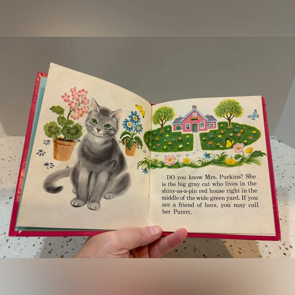 Vintage 1960s Whitman Purrrrt Fuzzy Wuzzy Children’s Book –‎ Tell-A-Tale